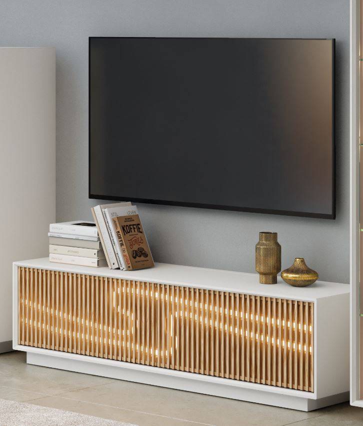 Meuble TV avec éclairage LED en option EMOTION P5202A20LMCN